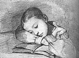 Portrait of Juliette Courbet as a Sleeping Child by Gustave Courbet